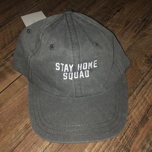 Stay Home Squad adjustable hat NWT